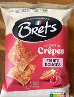 Chips de crêpes saveur fruits rouges