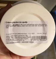 Crème glacée à la vanille