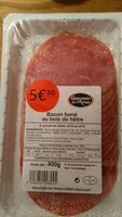 Bacon fumé au bois de hêtre