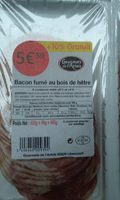 Bacon fumé au bois de hêtre