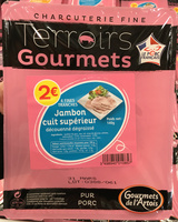 Jambon cuit supérieur découenné dégraissé
