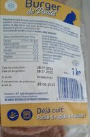 Burger de poulet