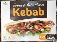 Emincés de Poulets Marinés Kebab