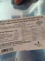 Des de filet de poulet roti
