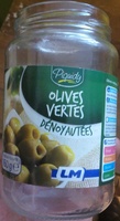Olives vertes dénoyautées
