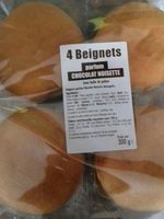 4 BEIGNETS chocolat noisette
