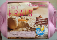 6 oeufs frais 3FRUFE03