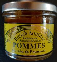 Gelée de pommes au cidre de Fouesnant allégée en sucre