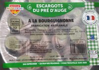 12 Escargots moyens du PRE D'AUGE, 1 assiette