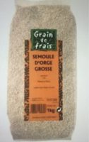 Semoule d'orge