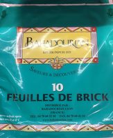 10 Feuilles de Brick