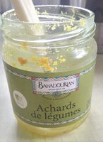 Achards de légumes