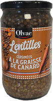 Lentilles cuisinees a la graisse de canard 680g