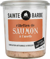 Rillettes de saumon à l'aneth