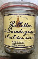 Rillettes de dorade grise à l'ail des ours