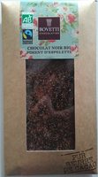Chocolat noir bio piment d'Espelette