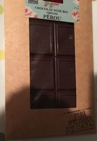Chocolat noir origine Perou