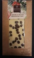 Chocolat blanc grains de café