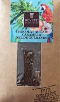 Chocolat au lait caramel et sel de Guérande