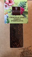 Chocolat noir piment d’espelette