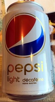 Pepsi light décaféiné