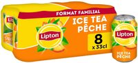 Lipton Ice Tea saveur pêche format familial 8 x 33 cl