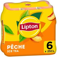 Lipton Ice Tea saveur pêche 6 x 25 cl