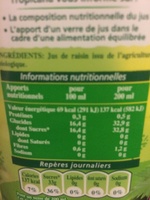 Récoltes Bio Jus de Raisin bio