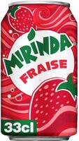 Mirinda Boisson gazeuse goût fraise 33 cl