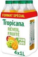 Tropicana reveil fruite pet format special lot de 4x1l