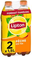 Lipton Ice Tea saveur pêche format familial 2 x 1,5 L