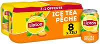 Lipton Ice Tea saveur pêche 7 x 33 cl + 1 offerte