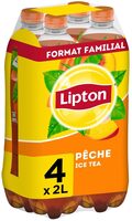 Lipton Ice Tea saveur pêche format familial 4 x 2 L