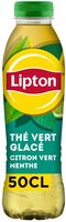 Lipton Thé vert glacé saveur citron vert menthe