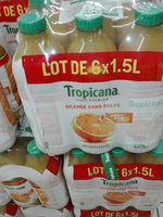 Lit 6 jus Orange sans pulpe