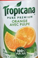Jus d'orange avec pulpe