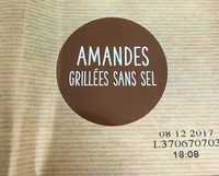 Amandes Rôties à Sec (sans Sel Ajouté)
