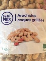 Arachides coques grillées