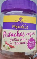 Pistaches coques grillées salées aux 2 piments