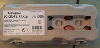 Oeufs frais moyens