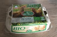 6 Oeufs Bio élevés en plein air