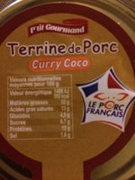 Terrine de Porc Curry coco