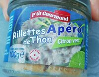 Rillettes de thon, citron vert apero