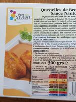 Quenelles de brochet Sauce Nantua