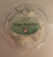 Mini-barattes fromage de chèvre