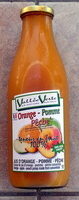 Jus d'orange pomme pêche