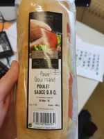 Pavé gourmand jambon de poulet crudité