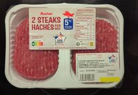 2 steaks hachés pur boeuf 5% MG