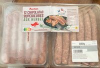 12 chipolatas superieures aux herbes