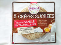 Crêpes sucrées parfum vanille